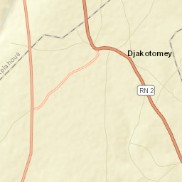 Djakotomey Street Map