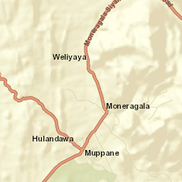 Monaragala Street Map