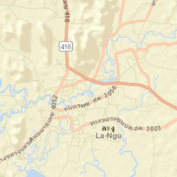 Amphoe La-Ngu Street Map