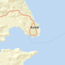 Kudat Street Map