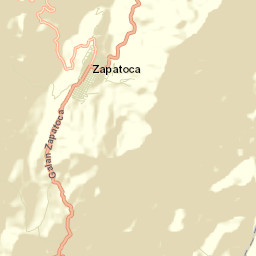 Zapatoca Street Map