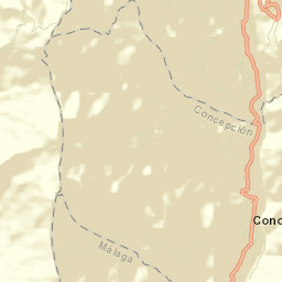 Concepción Street Map