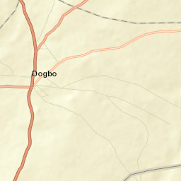 Dogbo Street Map