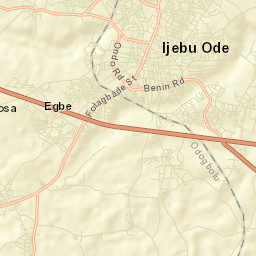 Ijebu-Ode Street Map