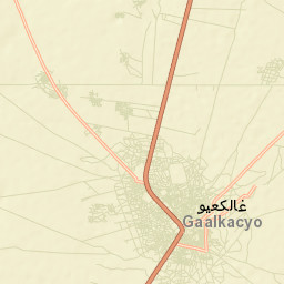 Gaalkacyo Street Map