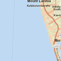 Ratmalana Street Map