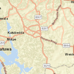 Kesbewa Street Map