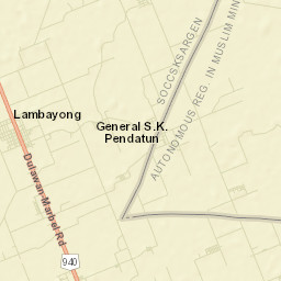 Lambayong Street Map