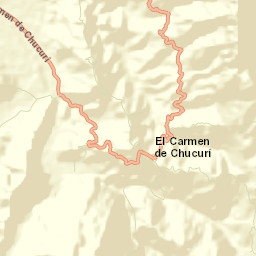 El Carmen de Chucurí Street Map