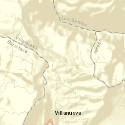 Villanueva Street Map