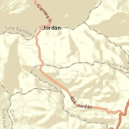 Jordán Street Map