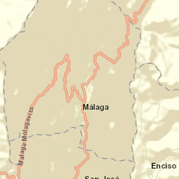 Málaga Street Map