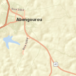 Indénié-Djuablin Street Map