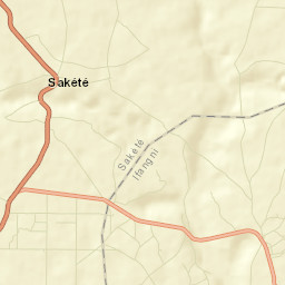 Sakété Street Map