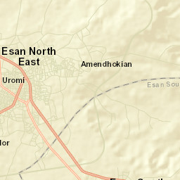 Uromi Street Map