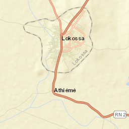 Lokossa Street Map