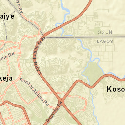 Ikeja Street Map