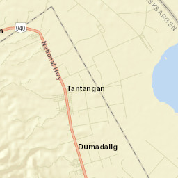 Tantangan Street Map