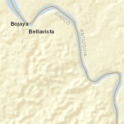 Bojayá Street Map