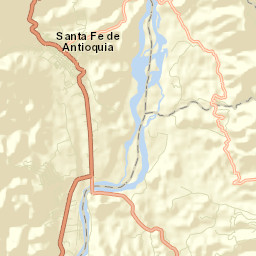 Santa Fe de Antioquia Street Map