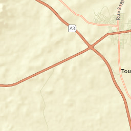 Toumodi Street Map