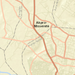 Porto-Novo Street Map