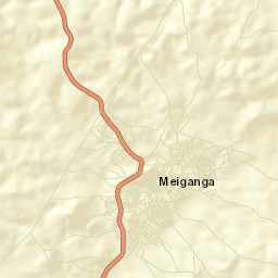 Meïganga Street Map