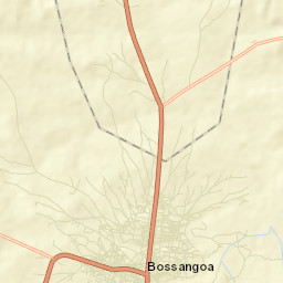 Bossangoa Street Map