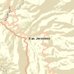 San Jerónimo Street Map