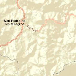 San Pedro de los Milagros Street Map
