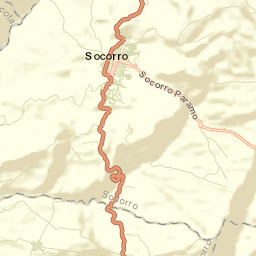 Palmas del Socorro Street Map