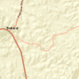Bekwai Street Map