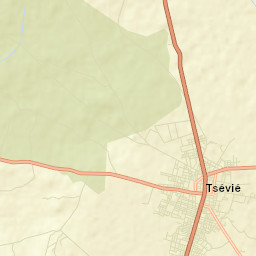Tsévié Street Map