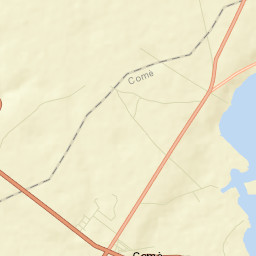 Comé Street Map