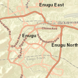 Enugu Street Map