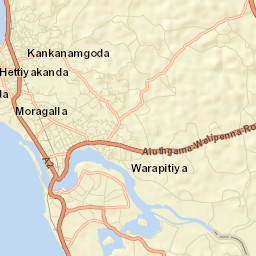 Beruwala Street Map