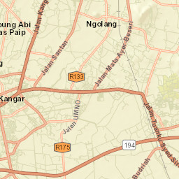 Kangar Street Map
