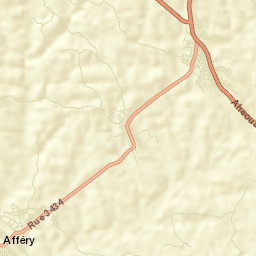 Akoupé Street Map