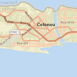 Cotonou Street Map