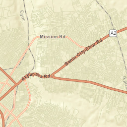 Benin City Street Map