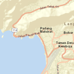 Kuala Teriang Street Map