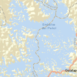 Guatapé Street Map