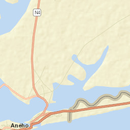 Aného Street Map