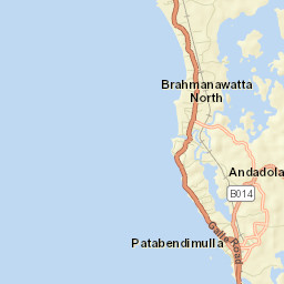Ambalangoda Street Map