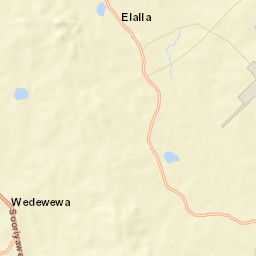 Hambantota District Street Map