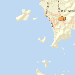 Pantai Cenang Street Map