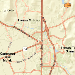 Jitra Street Map