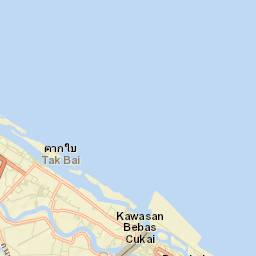 Tak Bai Street Map