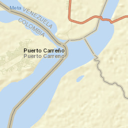 Puerto Carreño Street Map
