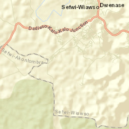 Sefwi-Wiawso Street Map